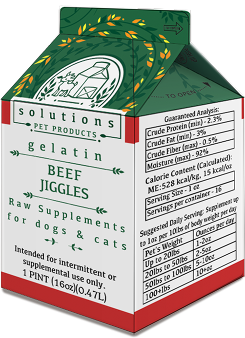 Solutions Pet Products - Beef Jiggles