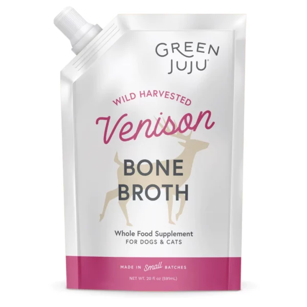 Green JuJu Venison Bone Broth 20 oz White Rock Pet Food Delivery