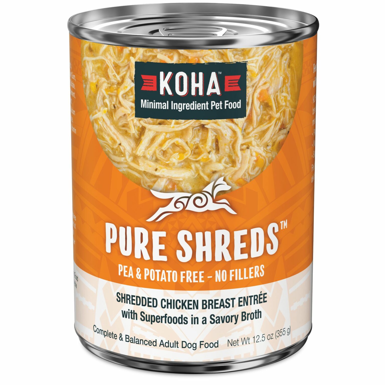 Koha Pure Shreds for dogs Shredded Chicken Breast Entree White Rock Pet Food Delivery