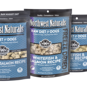 Northwest Naturals whitefish & salmon recipe bulk options