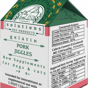 Solutions Pet Products - Pork Jiggles