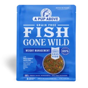 A Pup Above frozen gently cooked grain free Fish Gone Wild 7 lb