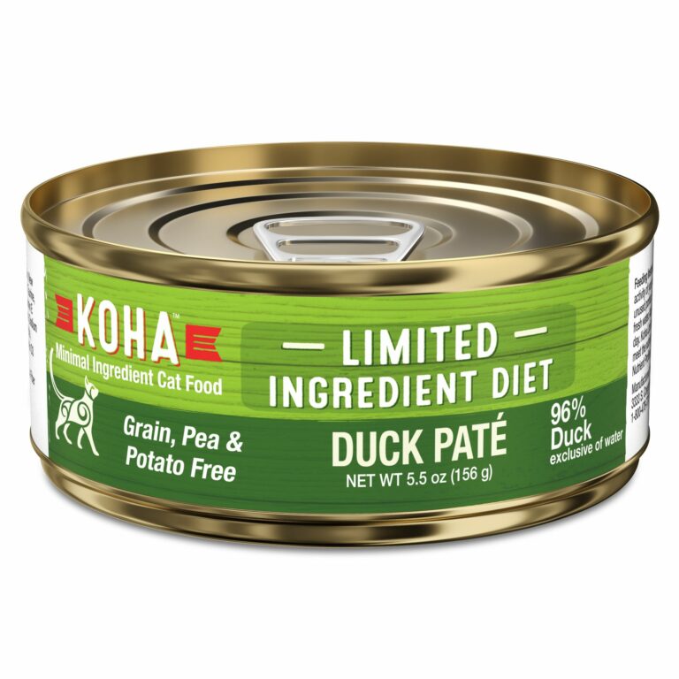 KOHA Limited Ingredient Diet Duck Pate case of 24/5.5oz cans White