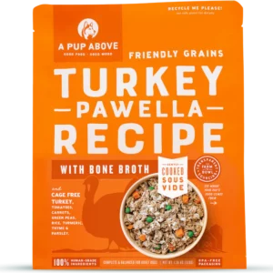 A Pup Above frozen gently cooked Turkey Pawella for dogs
