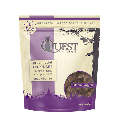 Quest Frozen Raw Cat Food - Chicken Diet
