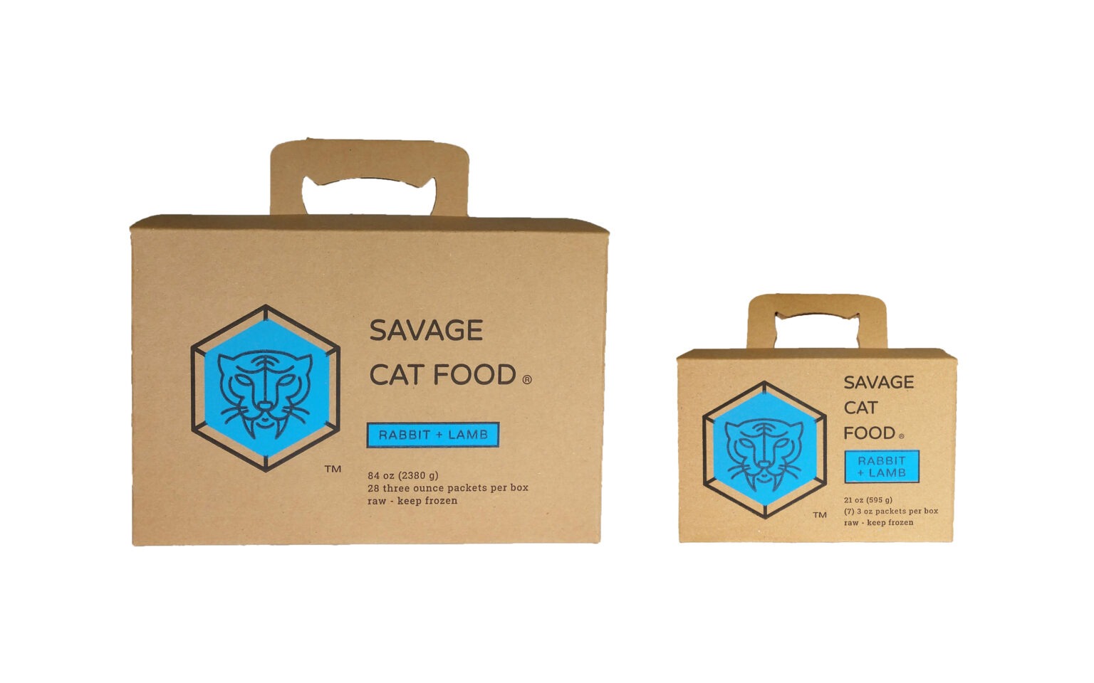 Savage Cat Food - prey based frozen cat food 3 oz packets