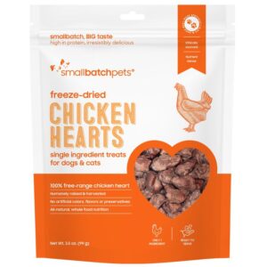 SmallBatch Freeze Dried Hearts -  Chicken