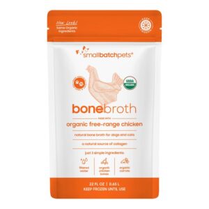 Small Batch Frozen Organic Chicken Bone Broth 22 oz