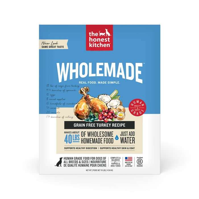The Honest Kitchen Dehydrated Grain Free Turkey Recipe for dogs